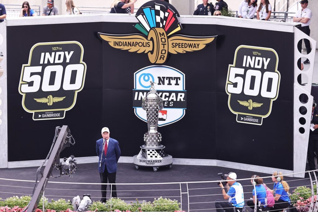 Roger Penske (Motor Speedway Owner) got the Indianapolis 500 race started off right. (Photo/David Dixon)