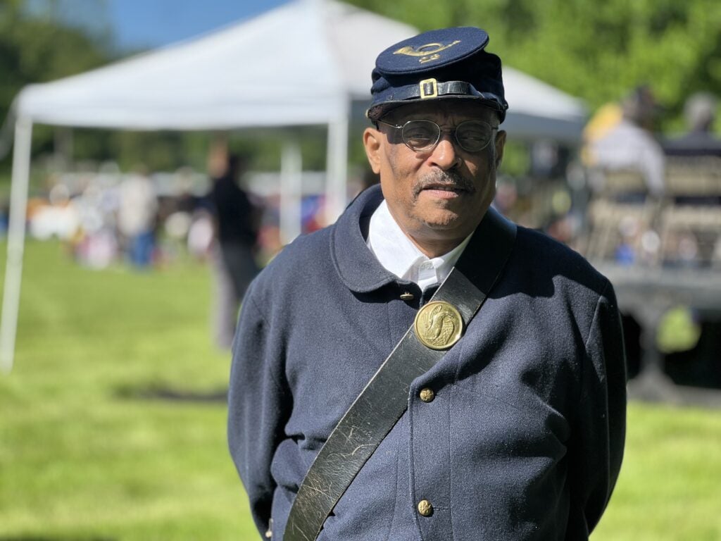 Civic and community leaders from across Indianapolis gathered May 9, 2023 to participate in the 25th annual “Spirit of Freedom” event which celebrates African-American soldiers who fought during the Civil War.