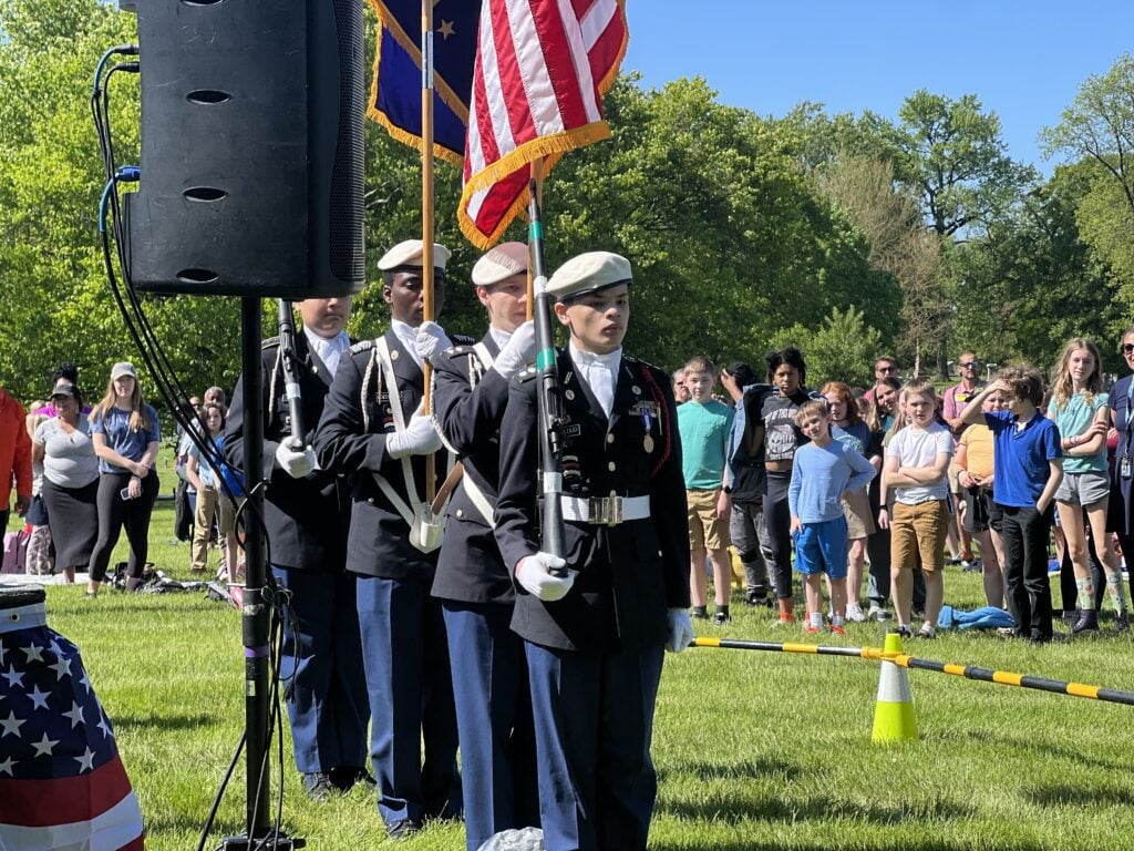 Civic and community leaders from across Indianapolis gathered May 9, 2023 to participate in the 25th annual “Spirit of Freedom” event which celebrates African-American soldiers who fought during the Civil War.
