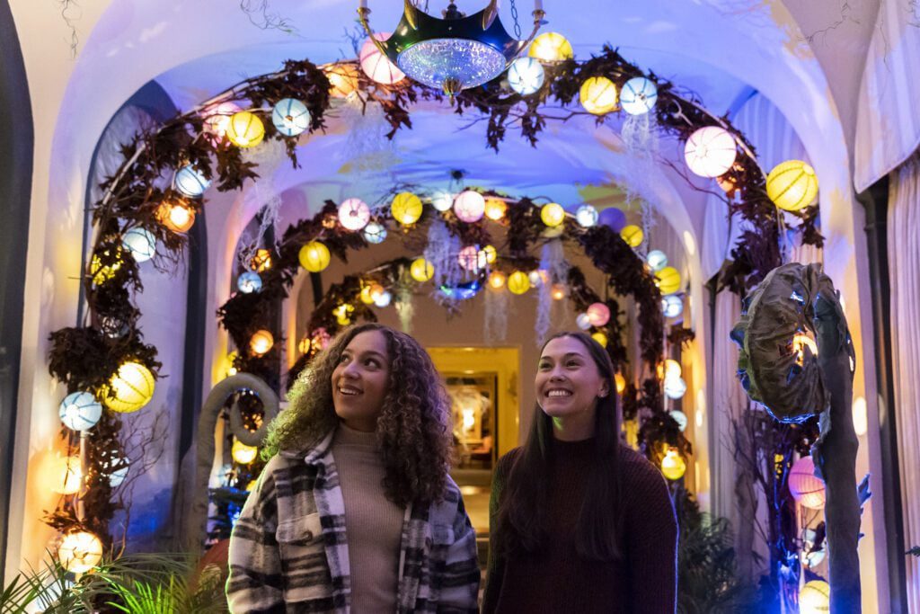 Newfields’ fourth annual family-friendly, fall-themed event Harvest Nights takes place evenings and weekends through Oct. 31, 2023. (Photo provided/Courtesy of Newfields)