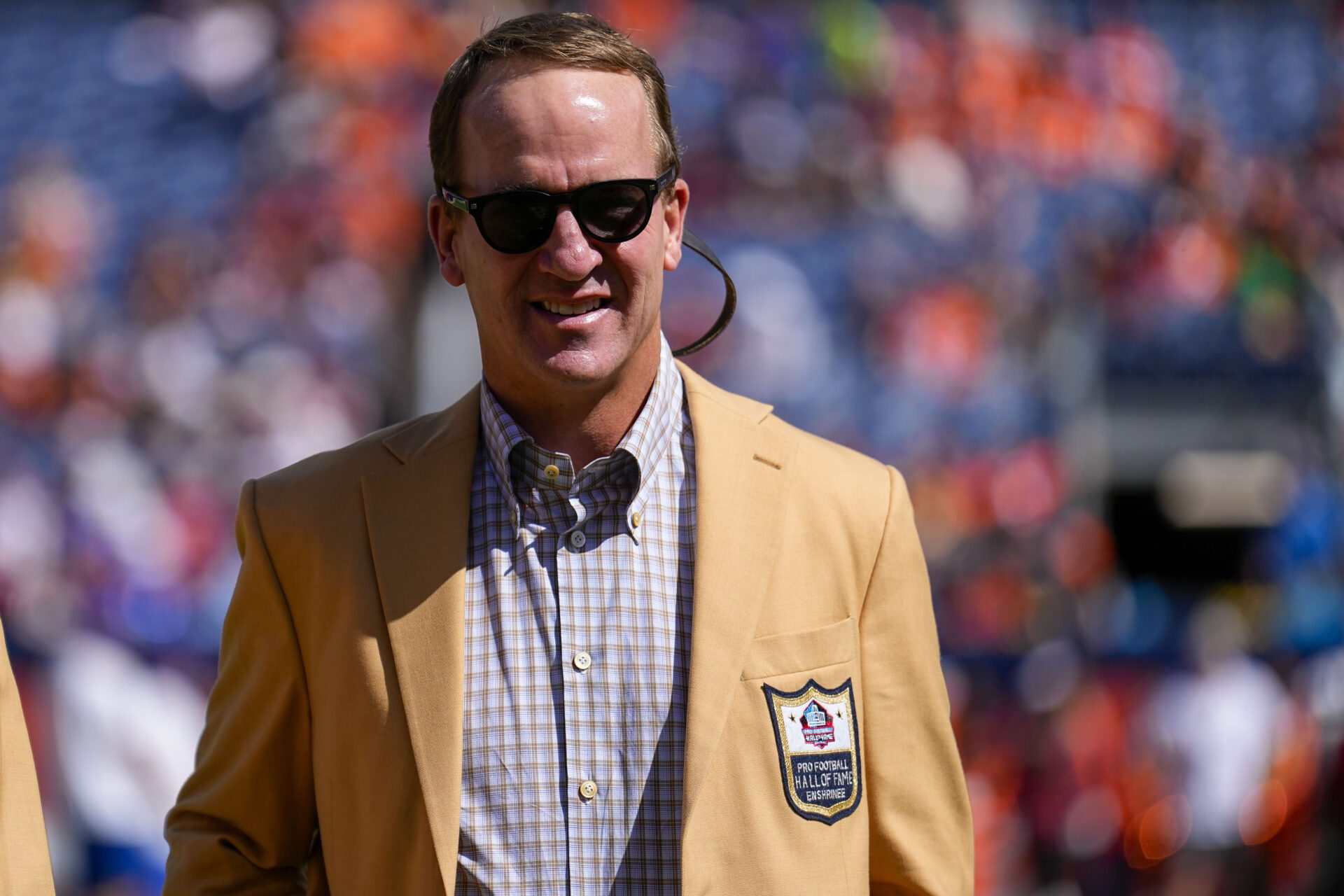 Peyton Manning, star of Omaha Production's Peyton's Places, recently returned to Indianapolis' Lucas Oil Stadium