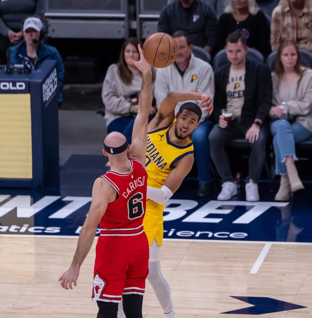 Chicago Bulls versus Indiana Pacers, Oct. 30, 2023.