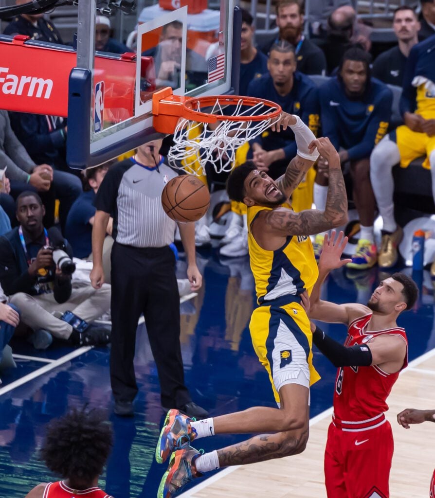 Chicago Bulls versus Indiana Pacers, Oct. 30, 2023.