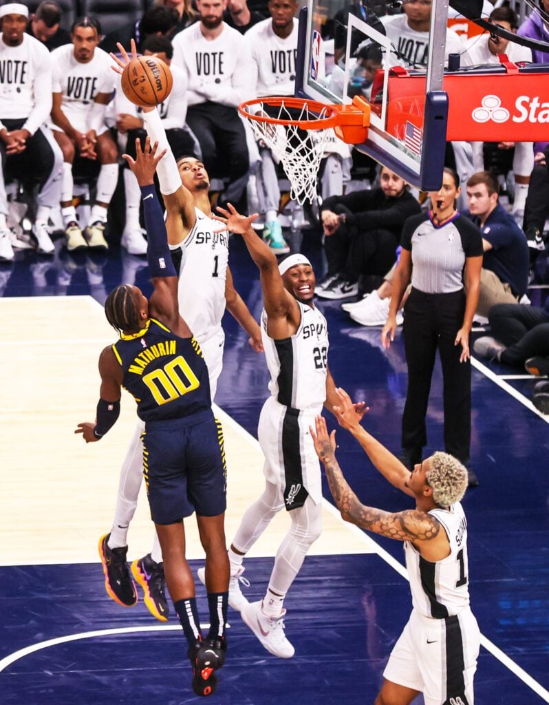 San Antonio Spurs vs Indiana Pacers on Nov. 6