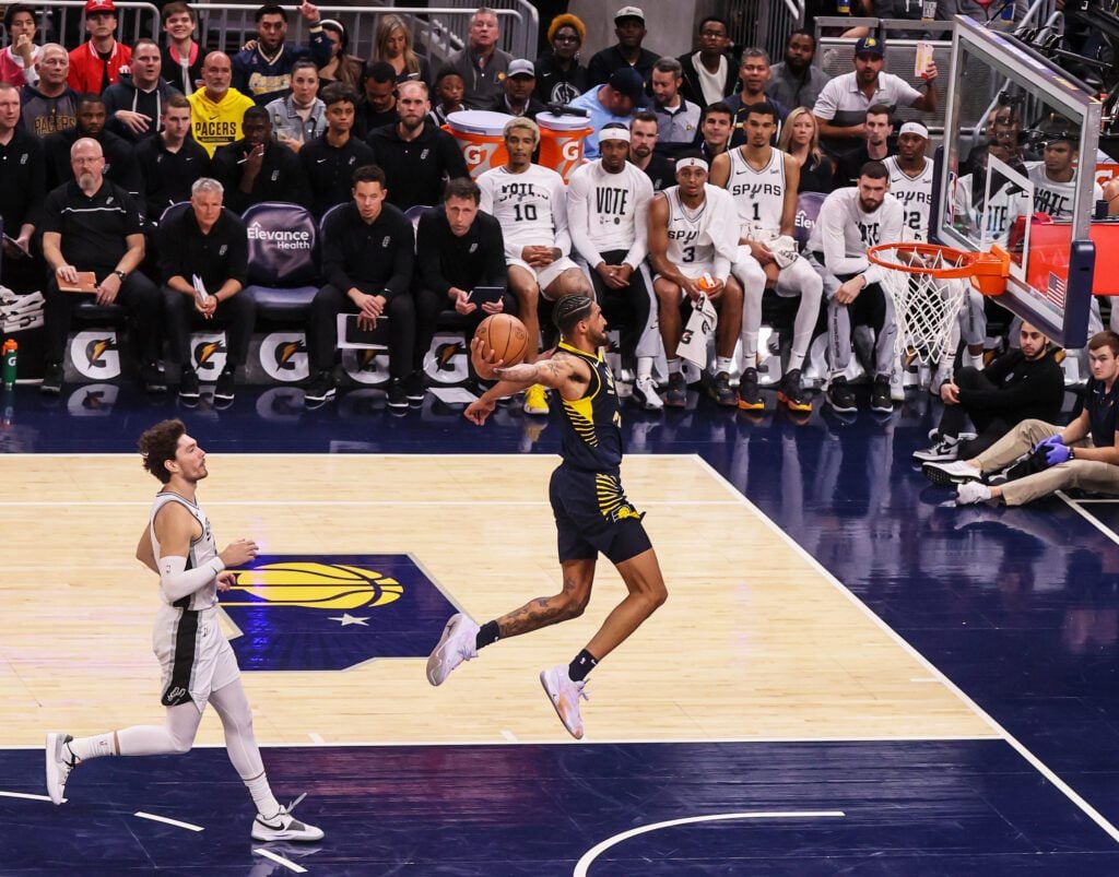 San Antonio Spurs vs Indiana Pacers on Nov. 6