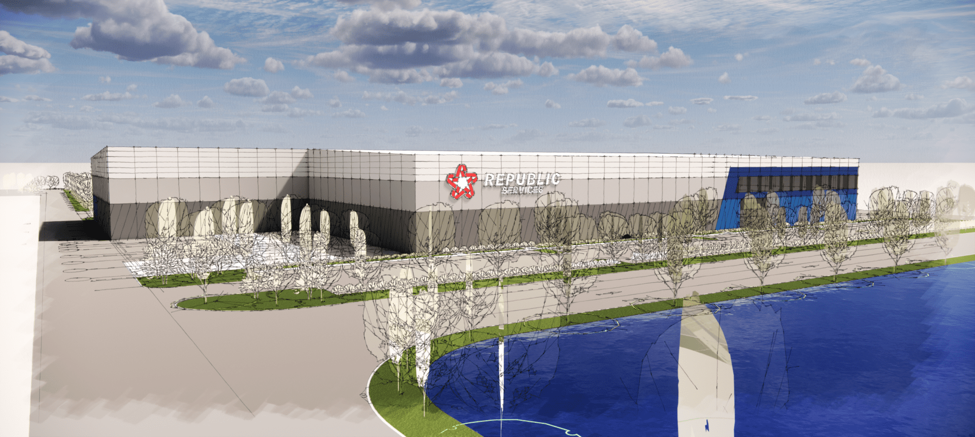 Republic Services and Blue Polymers broke ground on a new Indianapolis plastics recycling complex Nov. 9