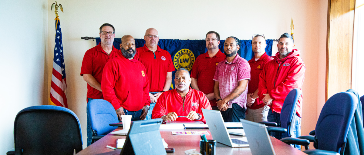 Some of the members of United Auto Workers (UAW) Local 933 following the new Collective Bargaining Agreement with Allison Transmission of Indianapolis. (Photo provided/UAW Local 933)