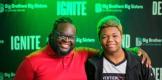 Joshua Lazenby and Xavier are one of many mentor/mentee matches at Big Brothers Big Sisters of Central Indiana. (Photo provided/Joshua Lazenby)