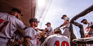 Indianapolis Indians vs Louisville MiLB on March 30, 2024. Photo by Adam Pintar.