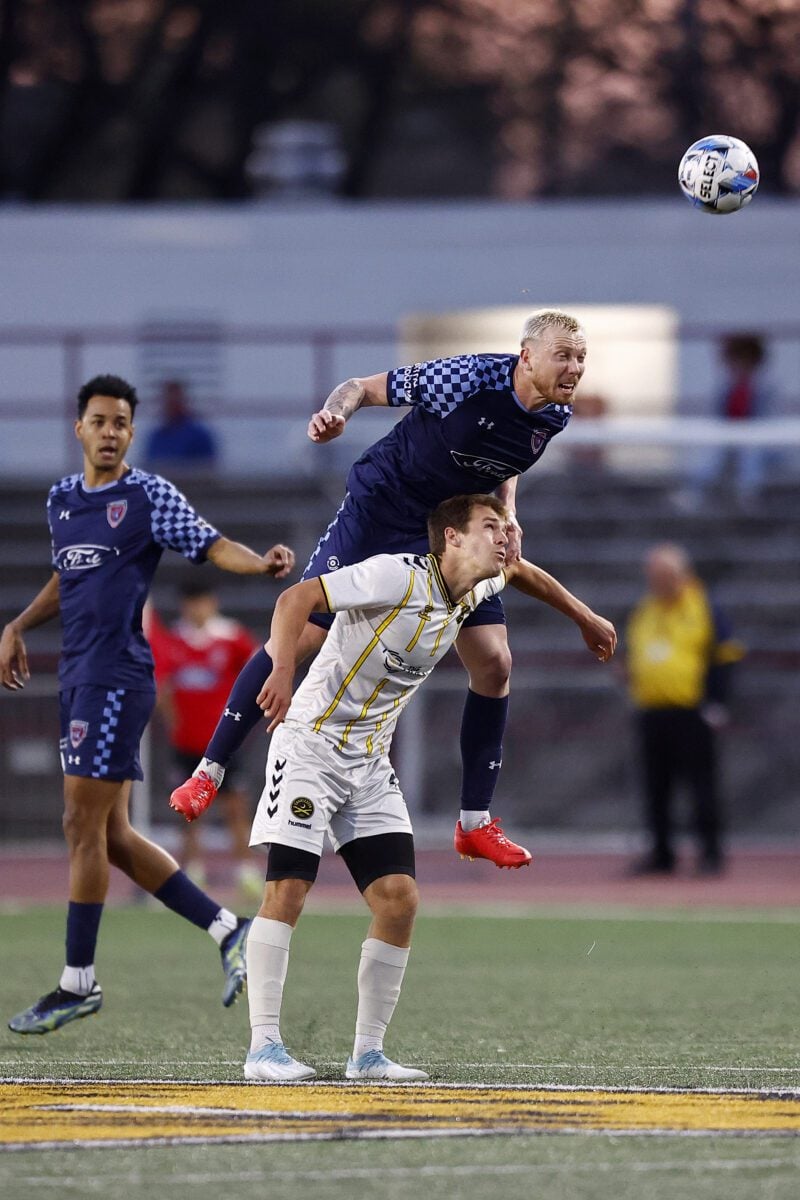 Charleston Battery FC versus Indy Eleven on April 13, 2024 at Michael A. Carroll Stadium. (Photo/Jeff Brown)