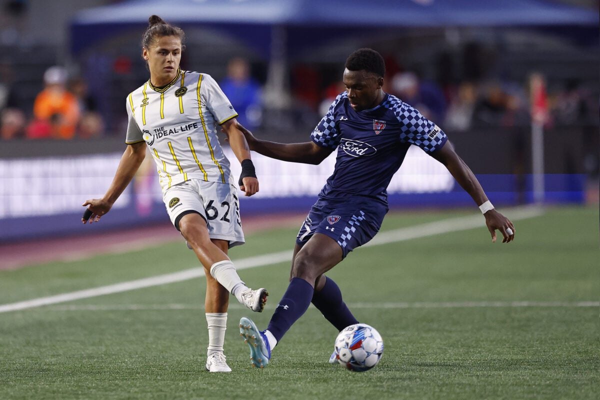 Charleston Battery FC versus Indy Eleven on April 13, 2024 at Michael A. Carroll Stadium. (Photo/Jeff Brown)