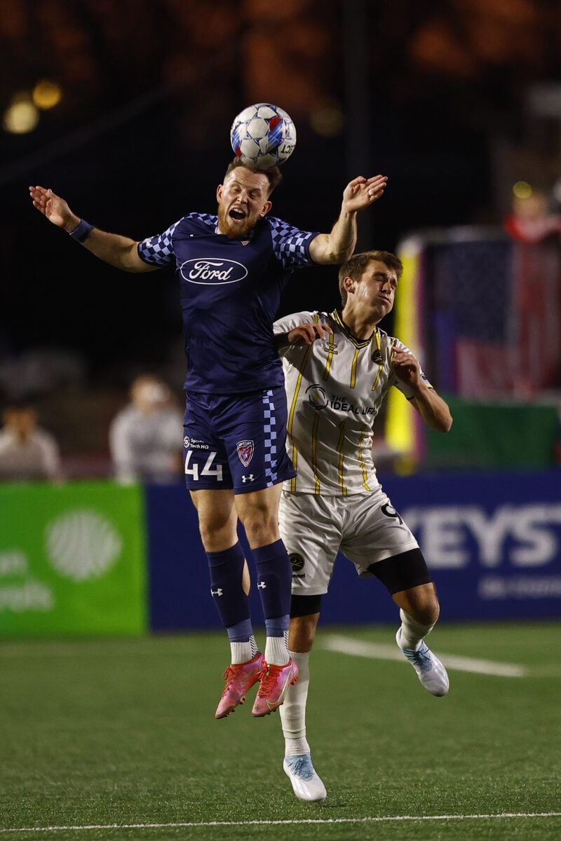 Charleston Battery FC versus Indy Eleven on April 13, 2024 at Michael A. Carroll Stadium. (Photo/Jeff Brown)