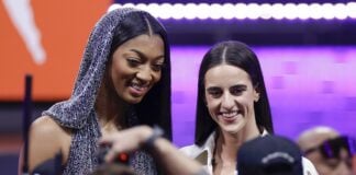 Angel Reese and Caitlin Clark