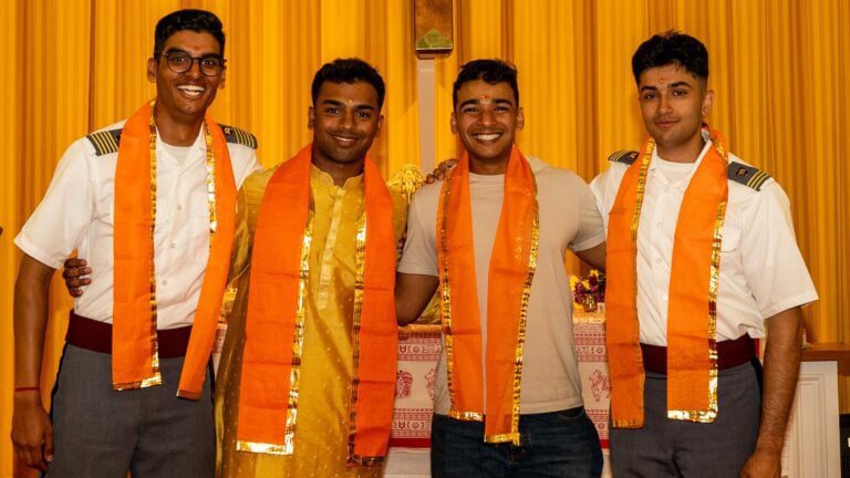 (L to R) 2LT Nakul Rao, 2LT Aaryan Gautam, 2LT Rathin Shah and 2LT Rahil Thanawala (Photo provided/Rupal Thanawala)