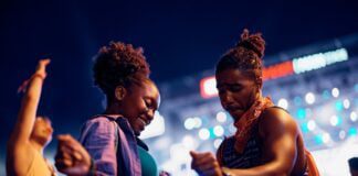 Getty Image of people at a concert.