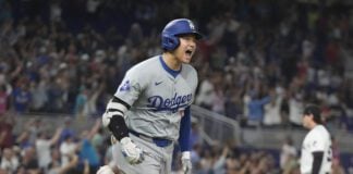 Los Angeles Dodgers during the 2024Shohei Ohtani during the 2024 World Series.