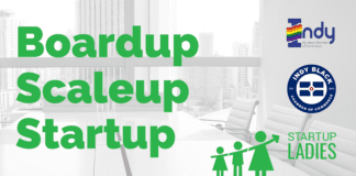 boardup startup ladies poster
