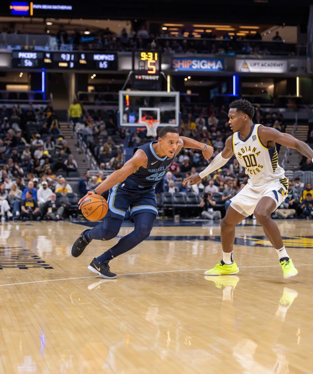 Desmond Bane versus the Pacers.