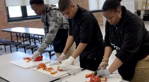 JCA, which helps students in Indianapolis master the art of cooking and end the cycle of food insecurity, is a free 17-week program for students ages 12 to 15.