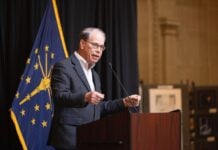 indiana Governor Mike Braun 2025.