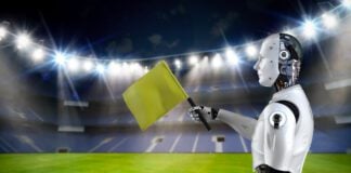 Getty Image used for editorial "LeBron James 2099, the future of Artificial Intelligence (AI) in sports.'