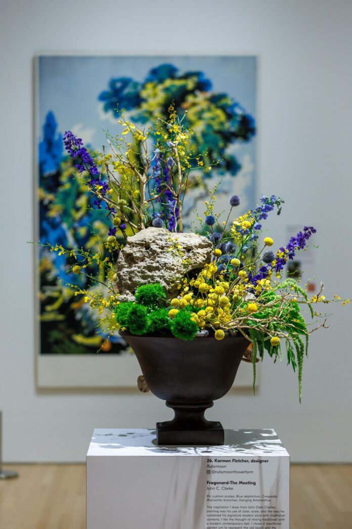 The 5th annual Art in Bloom is on display at Newfields beginning March 20. (Photo/Newfields)