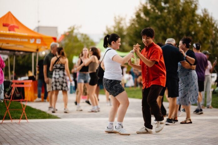 Part of the free programming at the Indianapolis Cultural Trail includes Viernes Cultural: Latin Night at Lugar Plaza. (Photo provided/Indianapolis Cultural Trail)