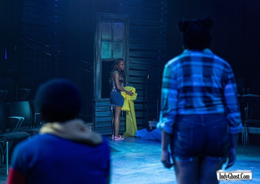 Suga (Tracy Nakigozi) in The Phoenix Theatre's production of "Oak." (Photo/Indy Ghost Light)