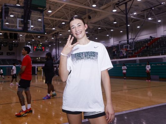 NBA Trey Lyles free basketball camp in Indianapolis, Indiana in June of 2025.