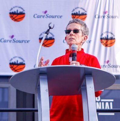 The City League Media Day Gainbridge Fieldhouse Indianapolis sports June 2025.