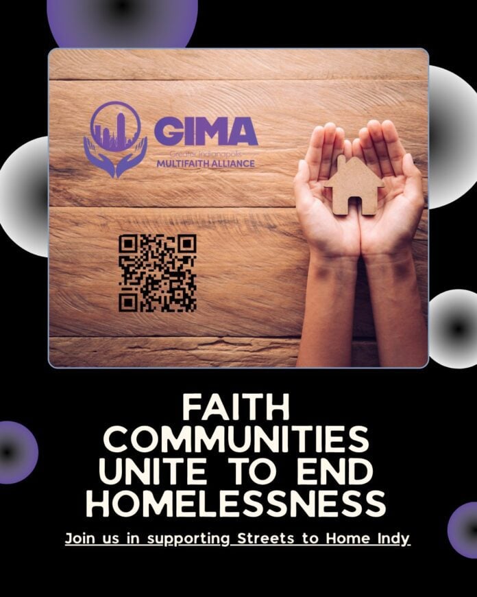 The Greater Indianapolis Multifaith Alliance (GIMA) invites Central Indiana congratulations to join in a multi-faith effort to end homelessness. 
