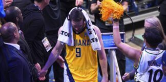 Indiana Pacers Oklahoma City Thunder Game 7 NBA Finals June 2025.