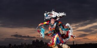 Indigenous Enterprise, led by Kenneth Shirley (Navajo), performs at the 33rd annual Eiteljorg Indian Market and Festival June 28-29. (Photo/Eiteljorg Museum)