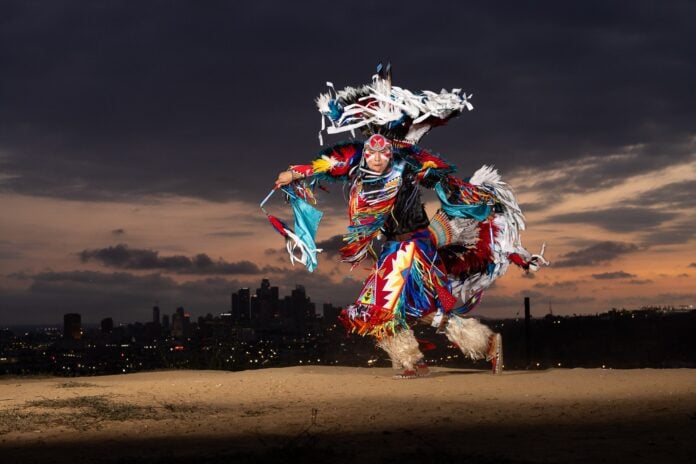 Indigenous Enterprise, led by Kenneth Shirley (Navajo), performs at the 33rd annual Eiteljorg Indian Market and Festival June 28-29. (Photo/Eiteljorg Museum)