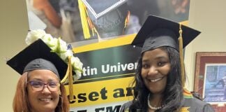 Martin University celebrated Denise and Janelle Johnson, a mother-daughter duo, during spring commencement. (Photo provided/Martin University)