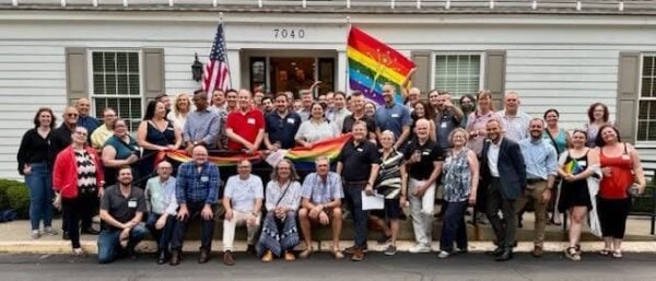 Indy Rainbow Chamber of Commerce celebrate PRIDE during the June Business After Hours at CH. Douglas & Gray Wealth Management. (Photos/Julie Bush)
