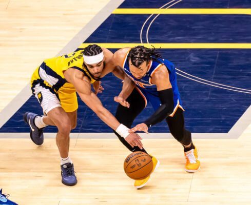 NBA Eastern Conference Finals winners the Indiana Pacers.