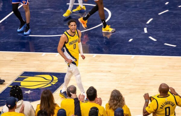 NBA Eastern Conference Finals winners the Indiana Pacers.