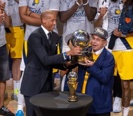 NBA Eastern Conference Finals winners the Indiana Pacers.