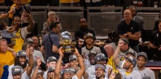 NBA Eastern Conference Finals winners the Indiana Pacers.