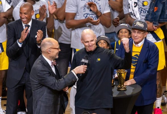 NBA Eastern Conference Finals winners the Indiana Pacers.