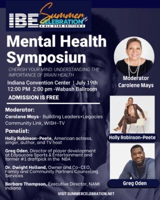 Indiana Black Expo Summer Celebration Mental Health Symposium (Flyer/Indiana Black Expo)