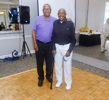 Indiana Basketball Legend and Hall of Famer William 'Bill' Hampton, celebrating his 90th birthday, at the Broadmoor Country Club on the west side of Indianapolis, Indiana. (Photo/David Dixon)