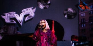 ‘90s Hip hop legend EVE joins Nelly on the Where The Party At Tour, which features a stop at Ruoff in Noblesville, Indiana on Aug. 14. (Photo/Faysal Hassan)