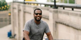 One person utilizing the Pacers bike share.