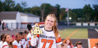 Beech Grove Flag Football Girl's Sport 2025.