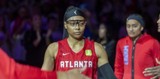 Indiana Fever at Atlanta Dream WNBA Playoffs Round 1 Game 1 Allisha Gray