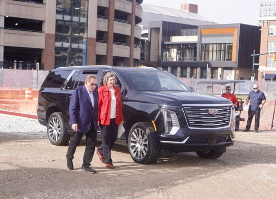 Scenes from the groundbreaking of the Indiana Fever's $80+ million sports performance center on September 4, 2025, in downtown Indianapolis, Indiana. (Photo/David Dixon)