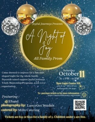Joyful Journeys, a faith-based youth serving nonprofit, is hosting A Night of Joy All Family Christian Prom on Oct. 11. (Photos provided/Michelle Sanders)