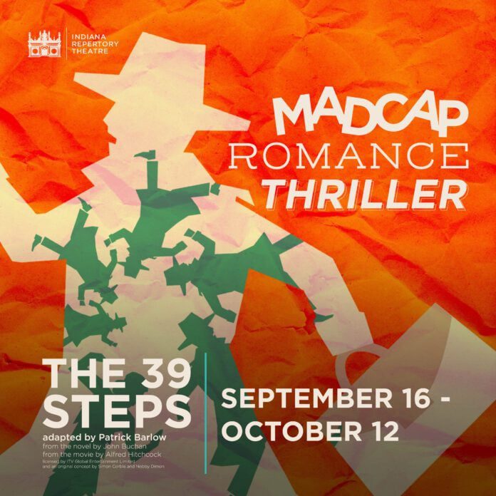 "The 39 Steps" is onstage at the Indiana Repertory Theatre Sept. 16-Pct. 12. (Image provided/Indiana Repertory Theatre)